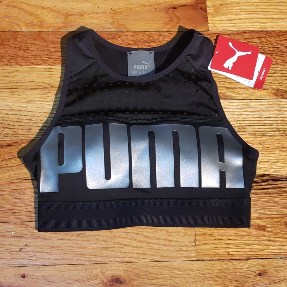 Puma mid impact sports bra